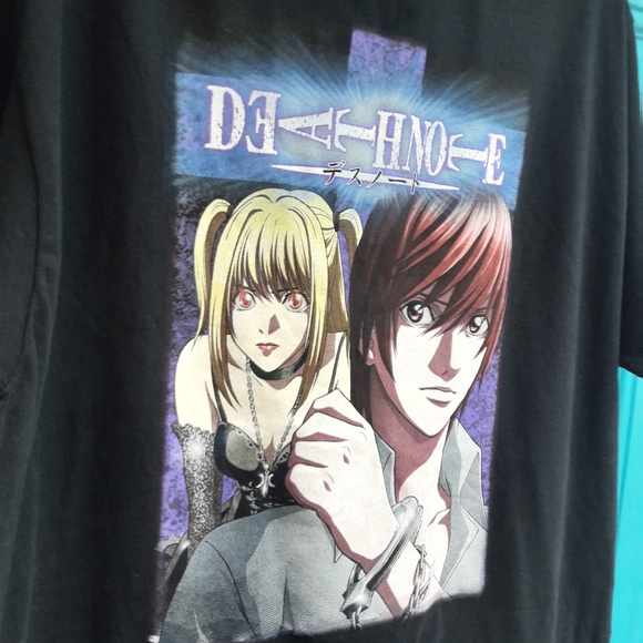Graphic Tee Shirt Anime Art tshirt Cotton Japan series Death Note Size L Large - Picture 7 of 8